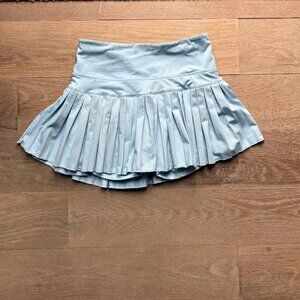 Gold Hinge Pleated Tennis Skirts - SET OF 3 (light blue, light pink, hot pink)